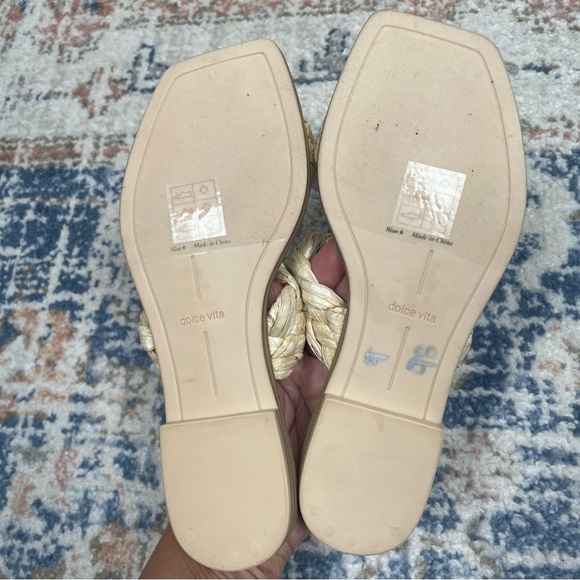 Dolce Vita Indy Raffia Sandals Women’s Size 6 - Picture 8 of 9